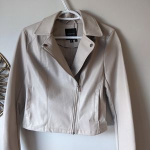 Beige vegan jacket